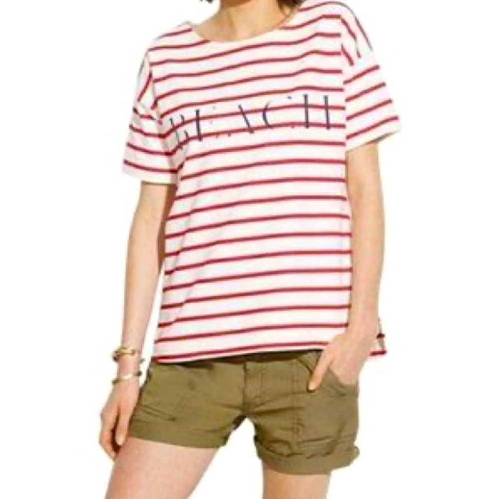 Madewell Beach striped shirt